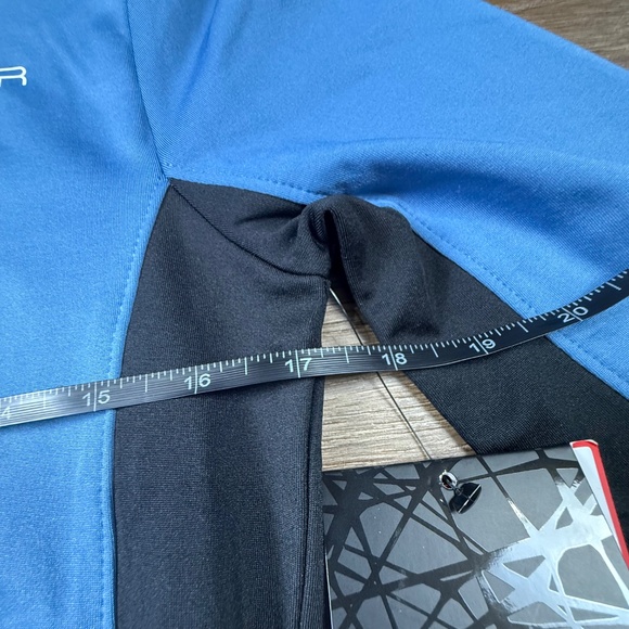 Spyder Men's Quarter Zip Pull-Over Shirt, SET OF 2, NWT, Blue, Maroon Sz S - Picture 10 of 16